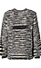 Striped V-Neck Pullover Thumb 2