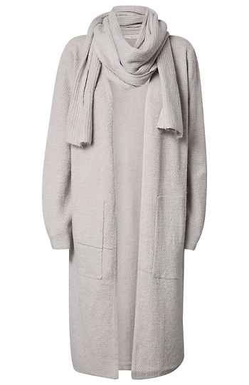 Cardigan with Scarf Slide 1