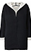 Hooded Lined Coatigan Thumb 1
