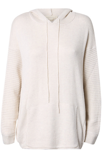 Cashmere Hooded Pullover Slide 1