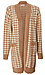 Fuzzy Houndstooth Long Sleeve Cardigan Thumb 1