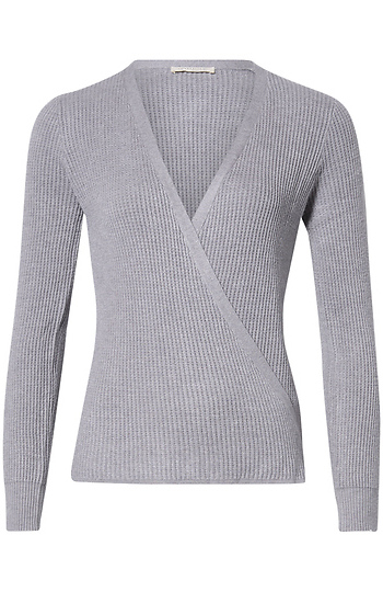 Surplice Wrap Cardigan Slide 1