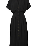 Button Front Maxi Dress