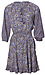 Floral Split Neck Mini Dress Thumb 1