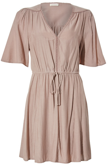 Short Flutter Sleeve Mini Dress Slide 1
