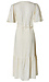 Cutout Embroidered Midi Wrap Dress Thumb 2