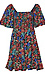 Floral Smocked Mini Dress Thumb 1