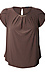 Front Pleat Short Sleeve Top Thumb 1