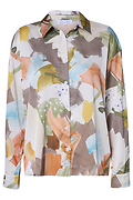 Printed Button Up Top