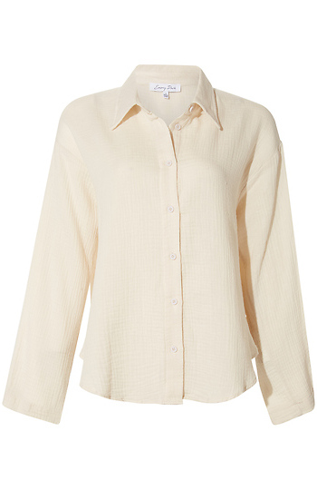 Oversized Button Up Top Slide 1