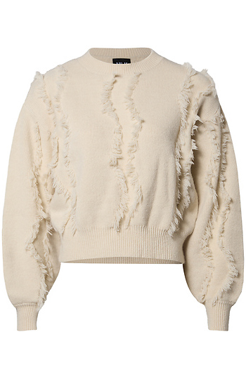 Fringe Detail Sweater Slide 1