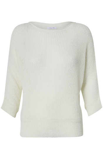 Loose Knit Dolman Sleeve Top Slide 1