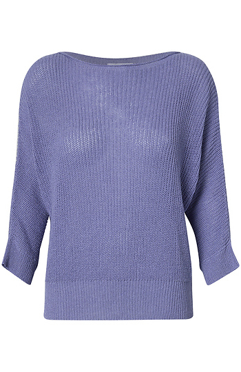 Loose Knit Dolman Sleeve Top Slide 1