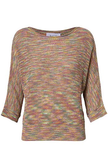 Loose Knit Dolman Sleeve Top Slide 1