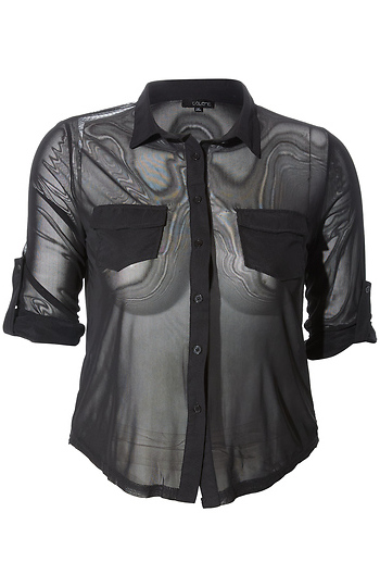 Sheer Button Up Slide 1