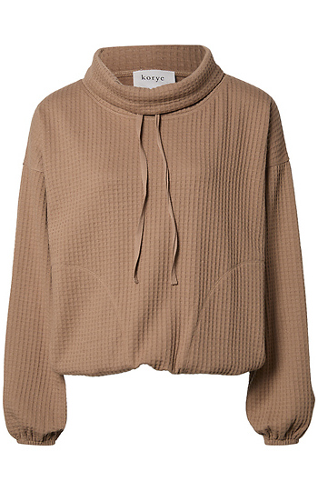 Cowl Neck Pullover Slide 1