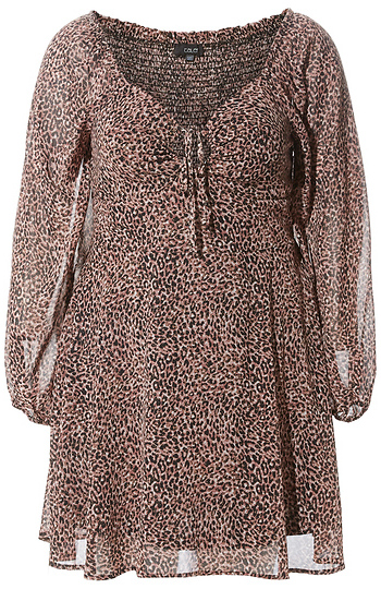 Long Sleeve Mini Dress Slide 1