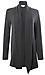 Ribbed Collar Brushed Cardigan Thumb 1
