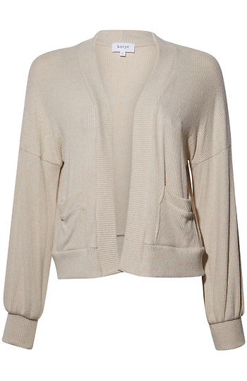 Ribbed Cardigan Slide 1