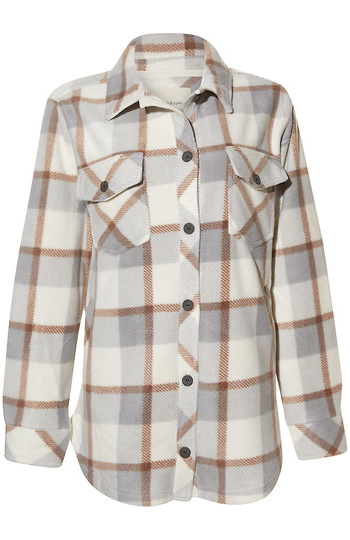 Thread & Supply Plaid Shacket Slide 1