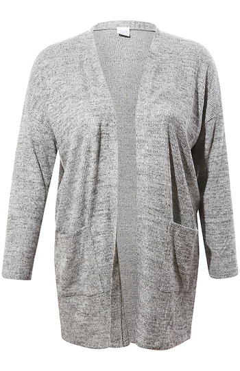 Open Front Long Cardigan Slide 1