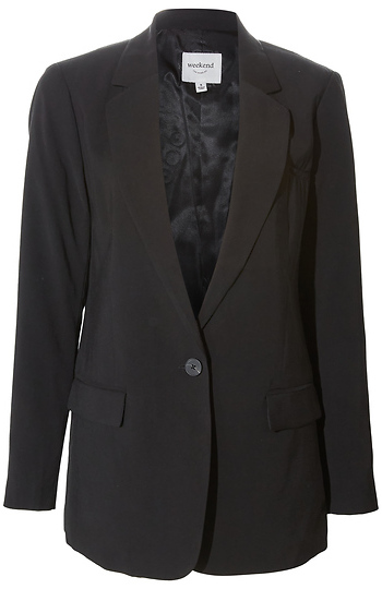 Single Button Front Blazer Slide 1