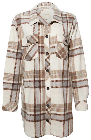 Thread & Supply Soft Plaid Jacket Slide 1