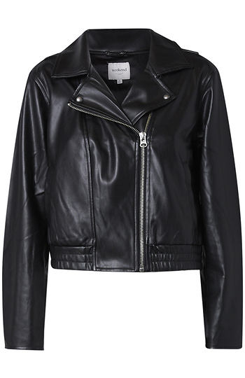 Thread & Supply Faux Leather Jacket Slide 1