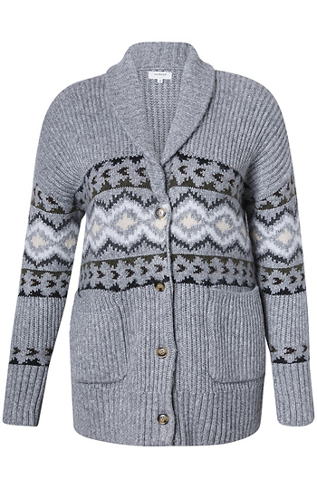 Fair Isle Cardigan Slide 1