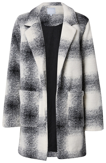 Thread & Supply Fuzzy Long Sleeve Coat Slide 1