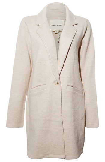 Thread & Supply Single Button Coat Slide 1