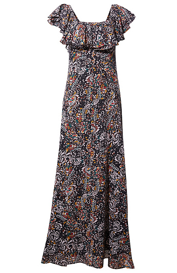 Flutter Sleeve Maxi Dress Slide 1