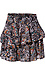 Butterfly Print Tiered Skirt Thumb 1