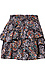 Butterfly Print Tiered Skirt Thumb 2