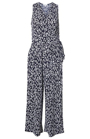 Surplice Side Tie Cropped Jumpsuit Slide 1
