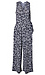 Surplice Side Tie Cropped Jumpsuit Thumb 1