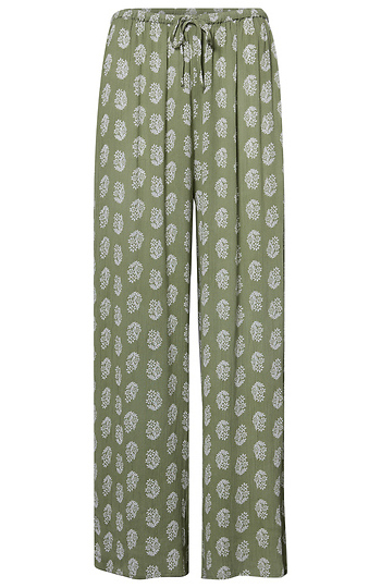 Drawstring Printed Pants Slide 1