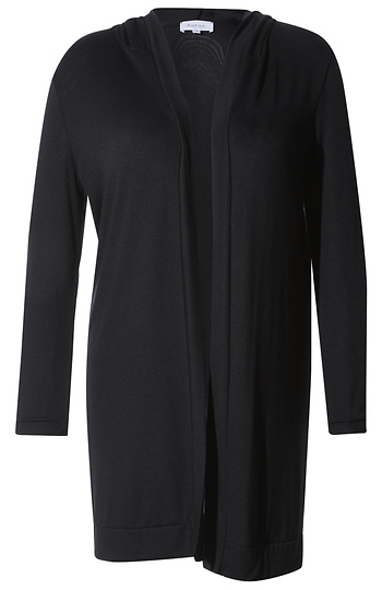 Hooded Hacci Cardigan Slide 1