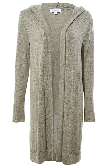 Hooded Hacci Cardigan Slide 1