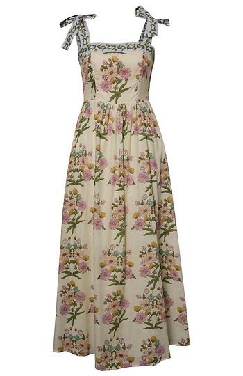 Floral Midi Dress Slide 1