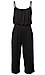 Petite Cropped Spaghetti Strap Jumpsuit Thumb 1