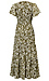 Printed V-Neck Maxi Dress Thumb 2