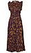 Printed Short Sleeve Dress Thumb 1