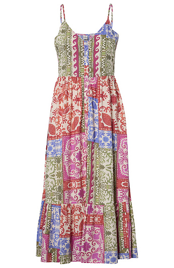 Printed Midi Dress Slide 1