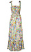 Tie Strap Printed Midi Dress Thumb 2