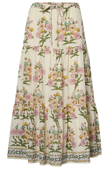 Printed Midi Skirt Slide 1