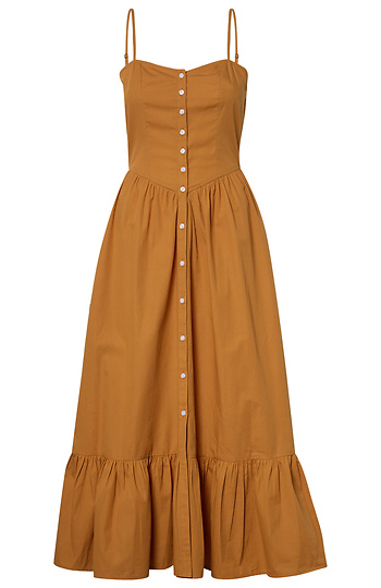 Button Front Midi Dress Slide 1