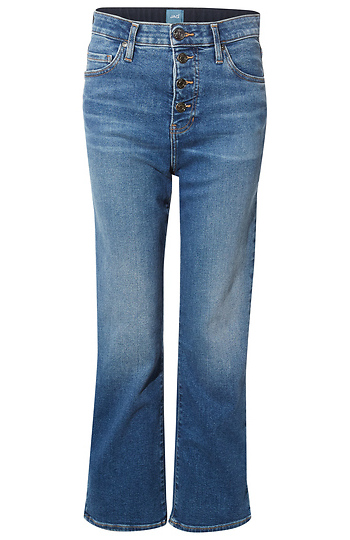 JAG High Rise Cropped Bootcut Jean Slide 1