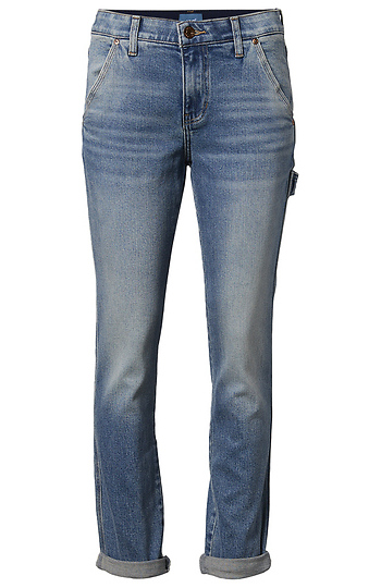Mid Rise Straight Leg Denim Slide 1