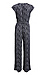 Surplice Floral Jumpsuit Thumb 2